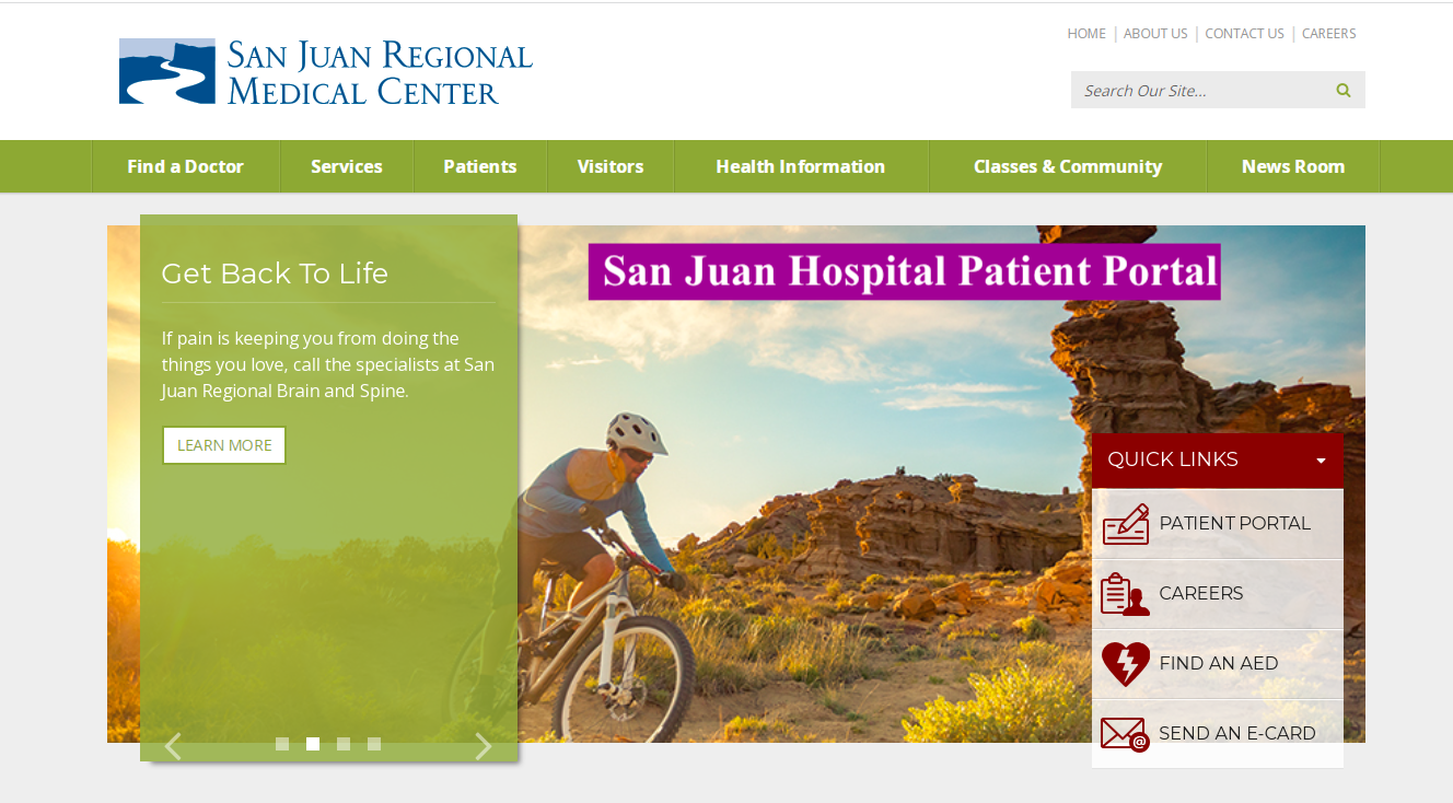 San Juan Hospital Patient Portal