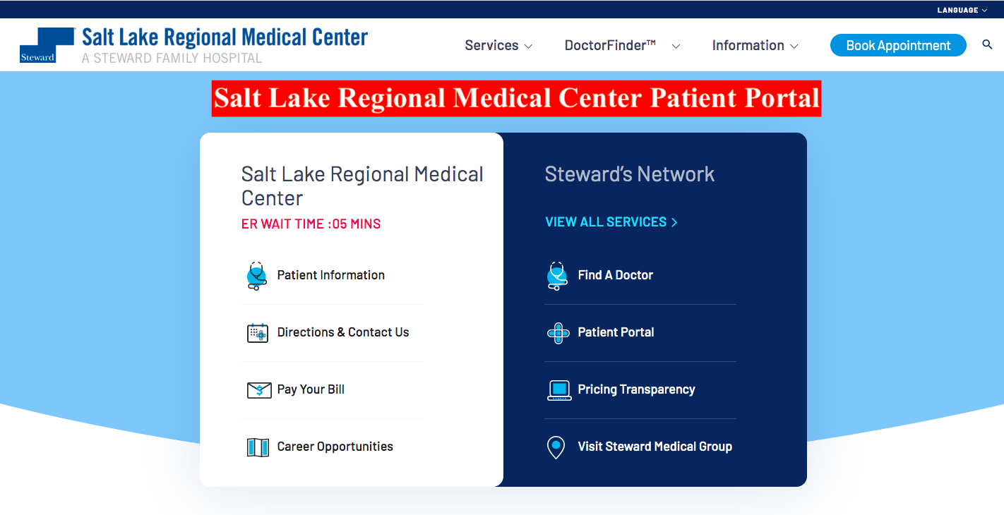 Salt Lake Regional Medical Center Patient Portal