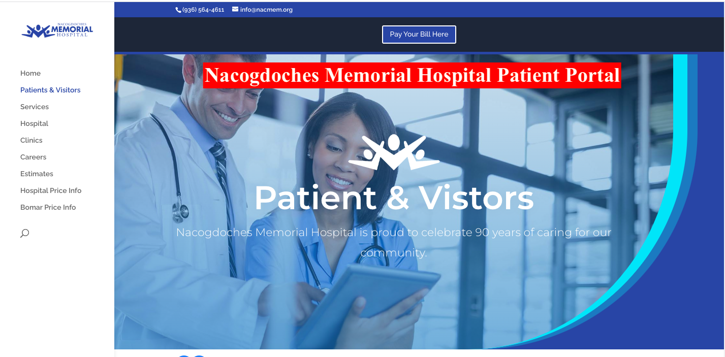Nacogdoches Memorial Hospital Patient Portal