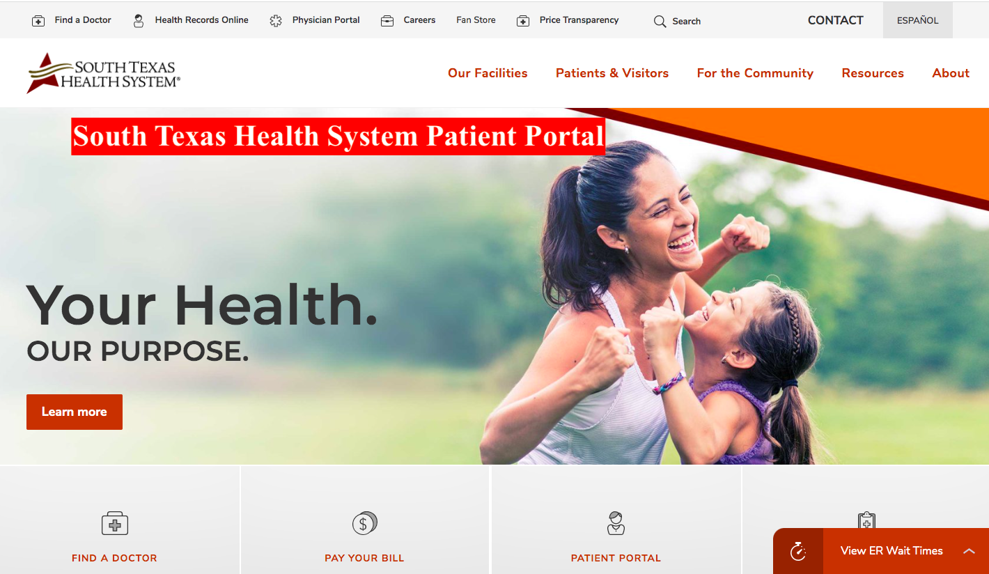 South Texas Health System Patient Portal -www.southtexashealthsystem.com