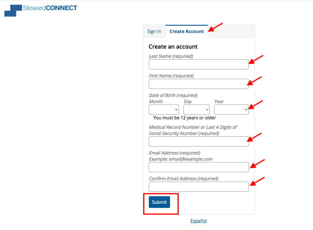 Texas Vista Medical Center Patient Portal 