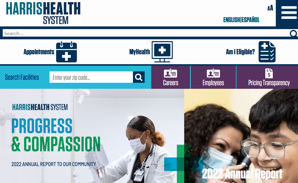 Harris Health System Patient Portal