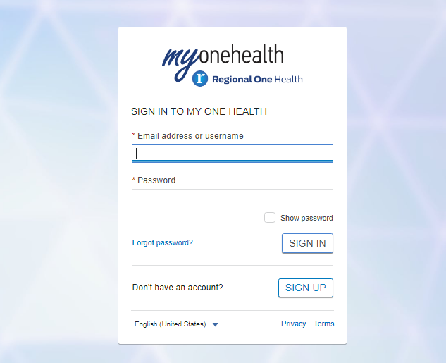 Regional One Health Patient Portal