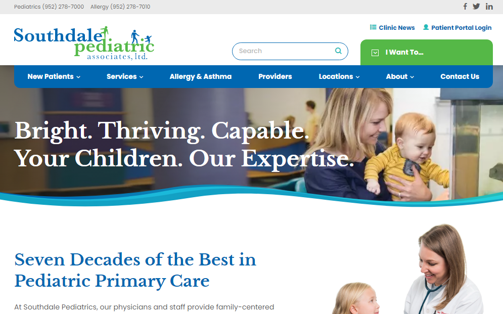 Southdale Pediatrics Patient Portal