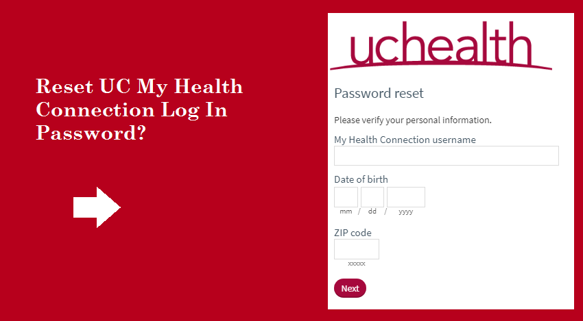 UCHealth Login Password Reset